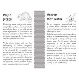 Overview second image: Waterkleurboek - Wilde Dieren